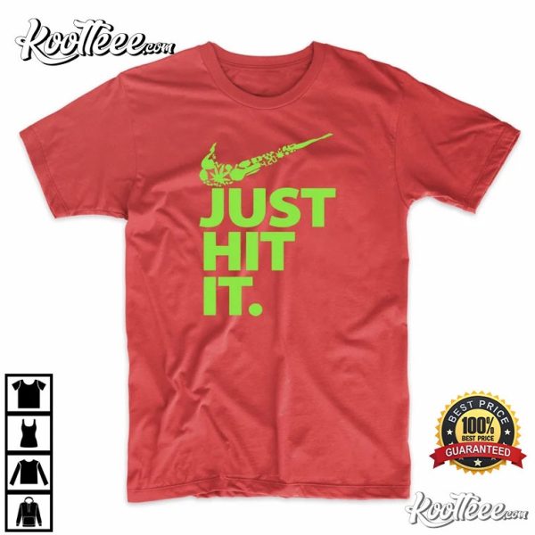 Just Hit It Funny Swoosh T-Shirt