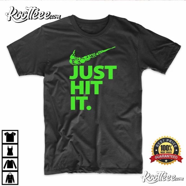 Just Hit It Funny Swoosh T-Shirt