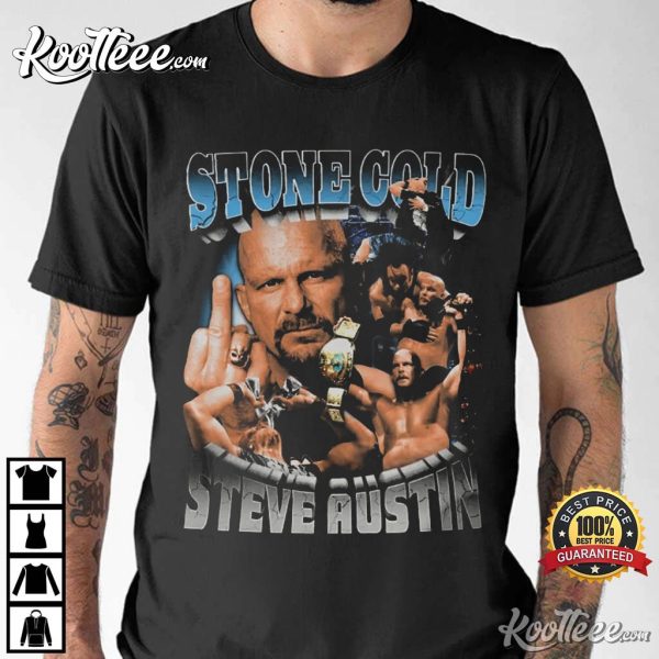 Steve Austin Stone Cold 90s Vintage T-Shirt