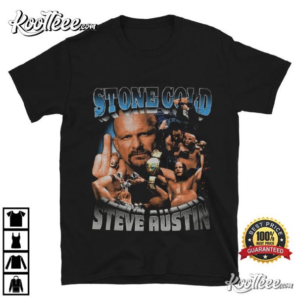 Steve Austin Stone Cold 90s Vintage T-Shirt