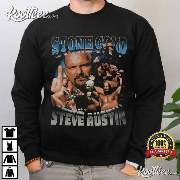 Steve Austin Stone Cold 90s Vintage T-Shirt