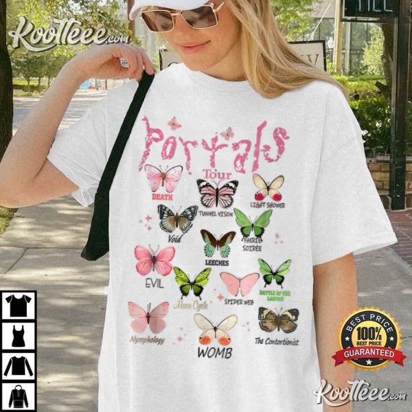Melanie Martinez Portals Tour Butterflies T-Shirt