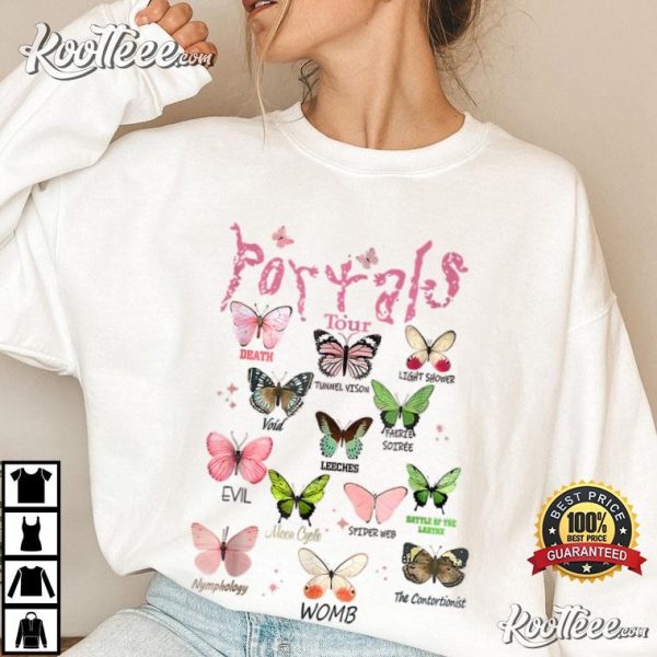 Melanie Martinez Portals Tour Butterflies T-Shirt