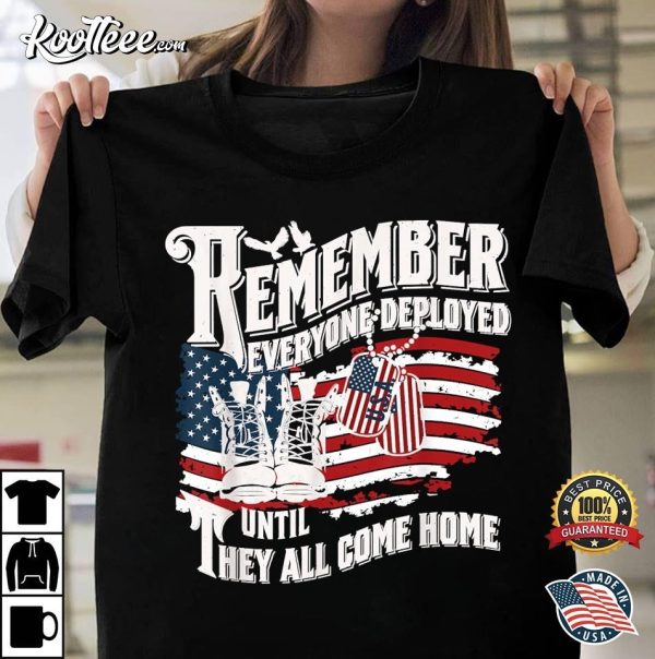 Red Friday Deployment Support Our Troops T-Shirt