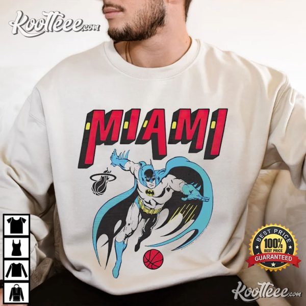 Miami Heat Batman T-Shirt