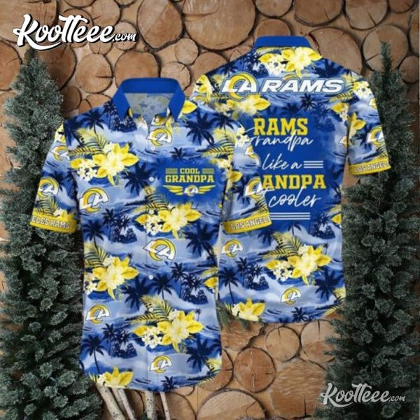 Los Angeles Rams NFL Cool Grandpa Hawaiian Shirt