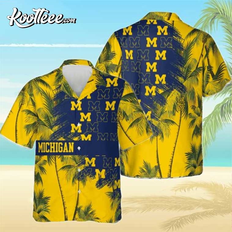 Michigan Football Hawaiian Shirt