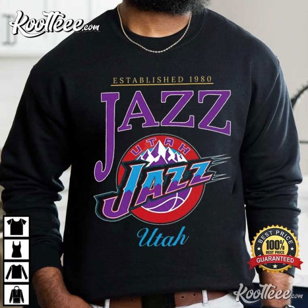 Utah Jazz Vintage NBA Basketball T-Shirt