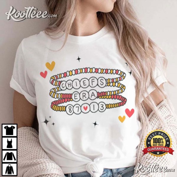 Taylor Swift Bracelets Chiefs Era T-Shirt