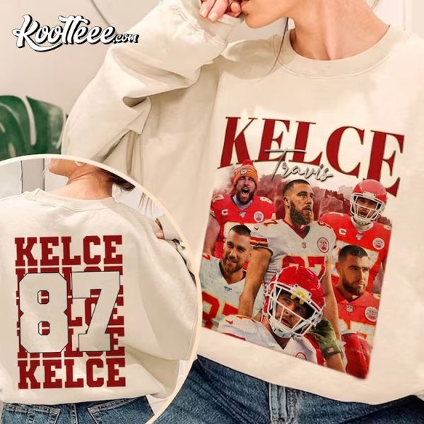 Travis Kelce 87 KC Chiefs Football T-Shirt