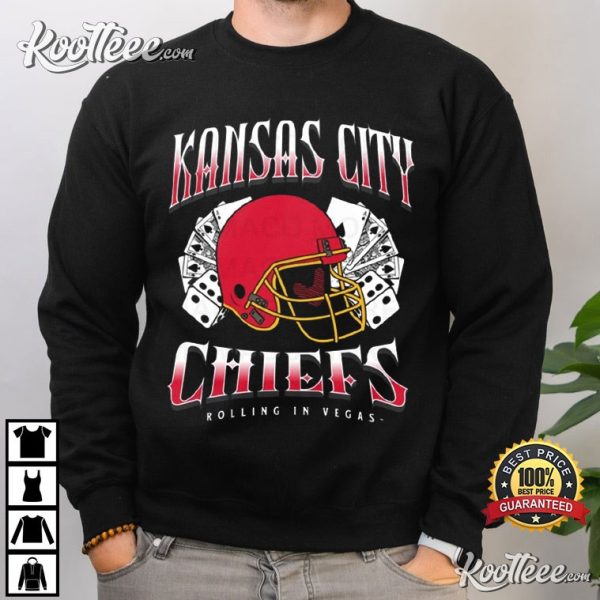 Kansas City Chiefs Gambler KCMO Vegas Bound T-Shirt