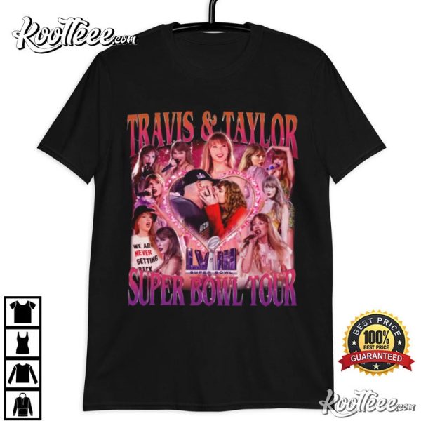 Travis And Taylor Super Bowl Tour Vintage 90s T-Shirt