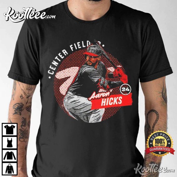 Aaron Hicks Baltimore Orioles 34 Center Field T-Shirt