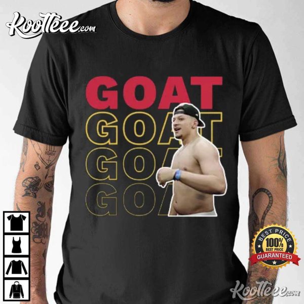 Patrick Mahomes Chiefs Goat T-Shirt