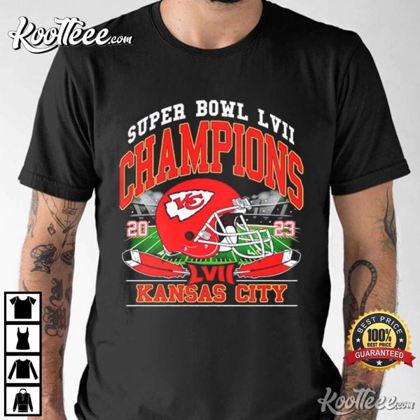 Kansas City Chiefs Super Bowl LVII Champions 2023 T-Shirt