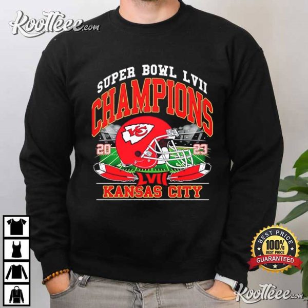 Kansas City Chiefs Super Bowl LVII Champions 2023 T-Shirt