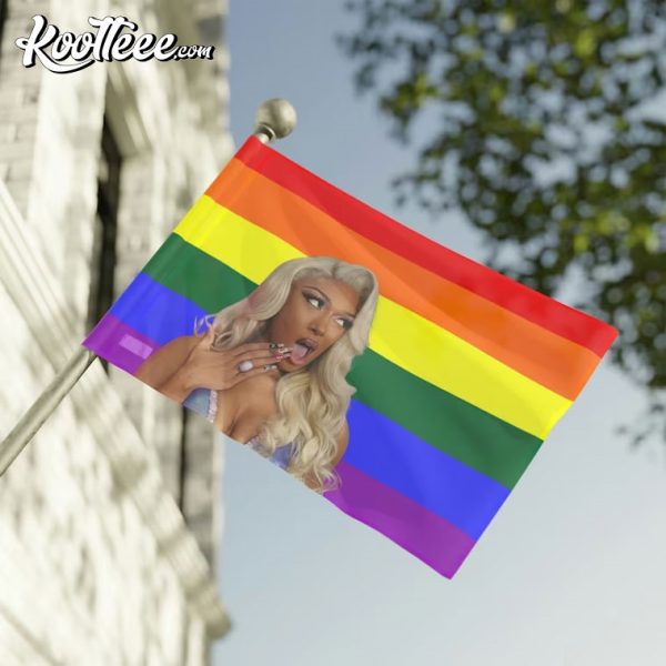 Megan Thee Stallion Rainbow LGBT Flag
