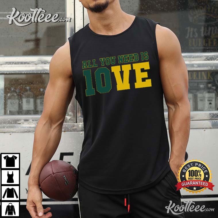 Green Bay Packers All You Need Is Love T-Shirt
