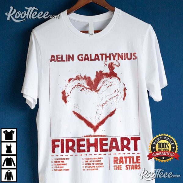 Aelin Galathynius Fireheart Terrasen Throne Of Glass T-Shirt