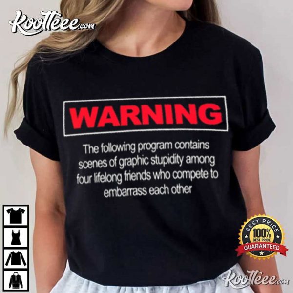 Impractical Jokers Warning Intro T-Shirt