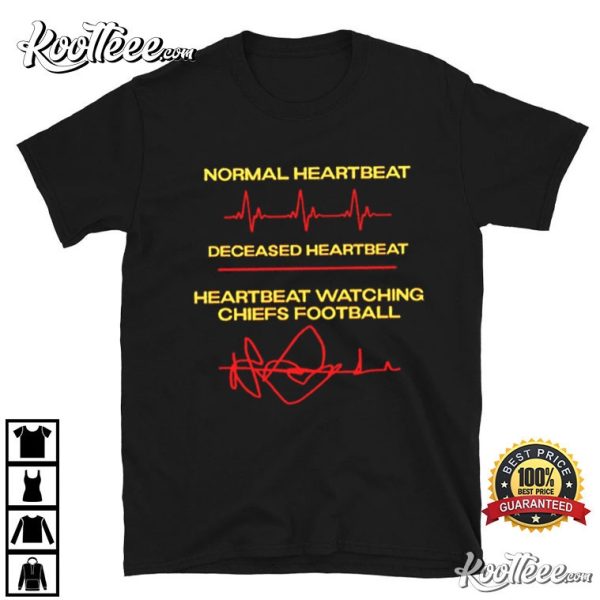 Chiefs Football Funny Heartbeat T-Shirt
