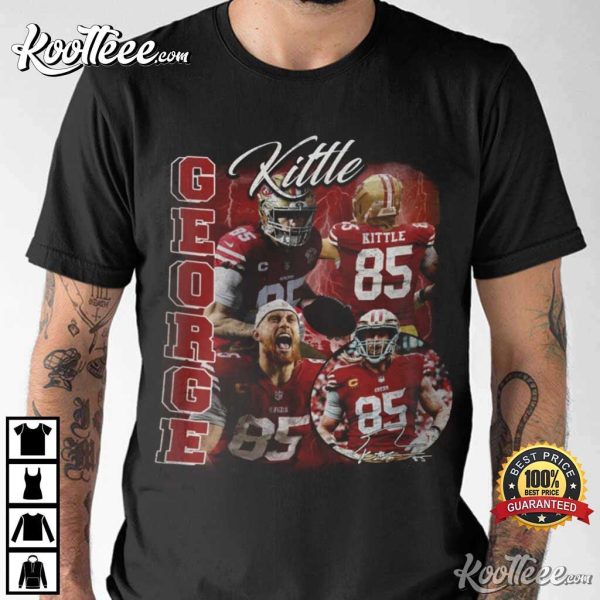 Vintage George Kittle Football Gift T-Shirt