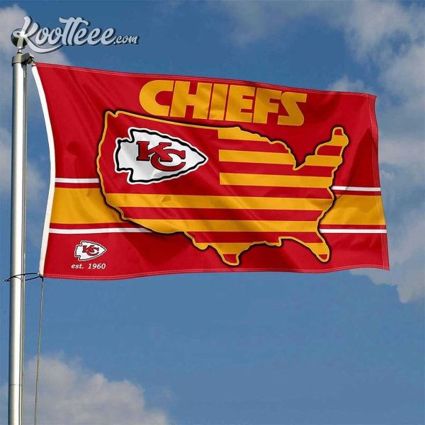 Kansas City Chiefs NFL Est 1960 Flag