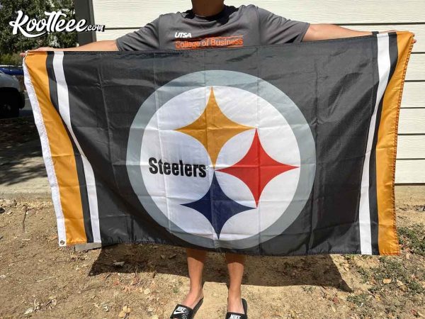 Pittsburgh Steelers NFL Football Flag