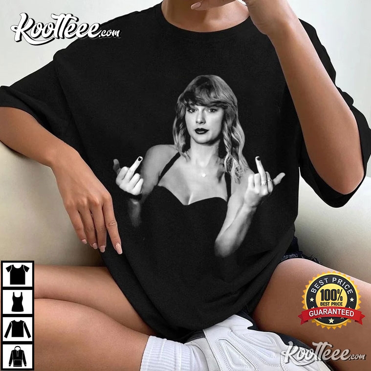 Taylor Middlefinger Swiftie T Shirt (1)