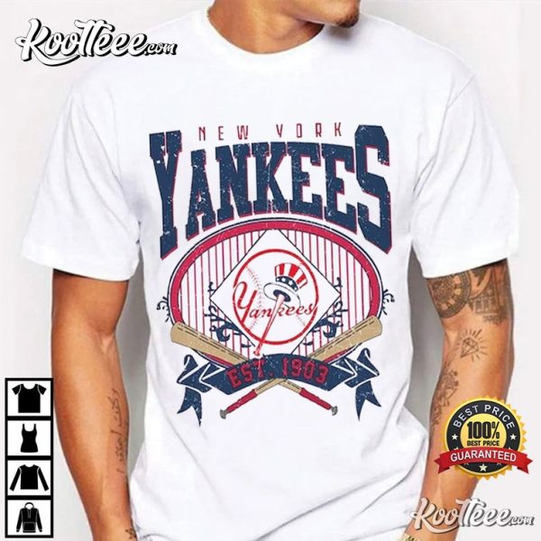 Vintage New York Yankees Baseball EST 1903 T-Shirt