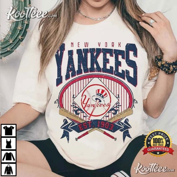 Vintage New York Yankees Baseball EST 1903 T-Shirt