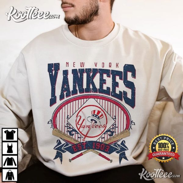 Vintage New York Yankees Baseball EST 1903 T-Shirt