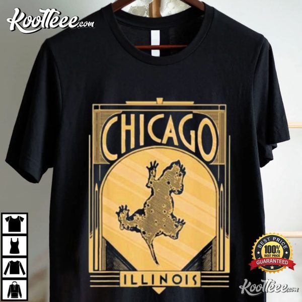 Chicago Illinois Golden Rat Hole T-Shirt