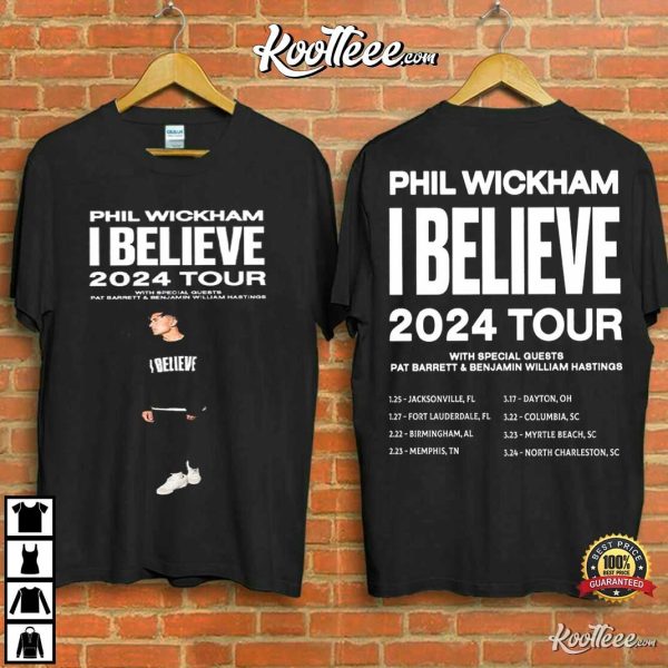 Phil Wickham I Believe Tour 2024 T-Shirt