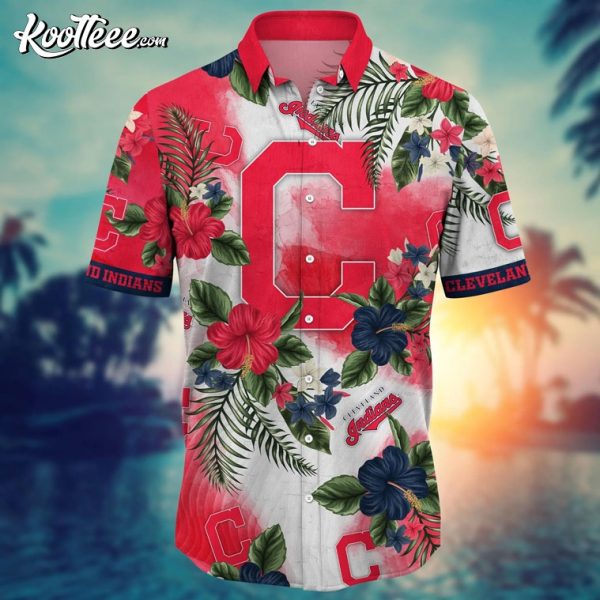 Cleveland Indians MLB Aloha Hawaiian Shirt