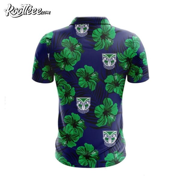 NRL New Zealand Warriors Aloha Golf Polo Shirt