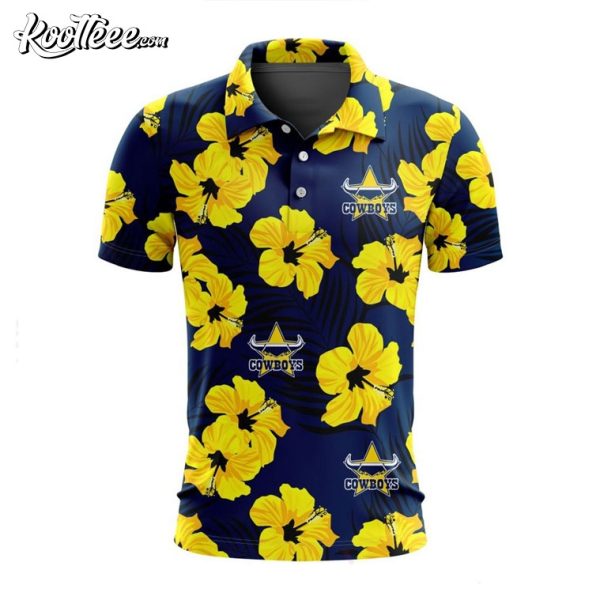 NRL North Queensland Cowboys Aloha Golf Polo Shirt