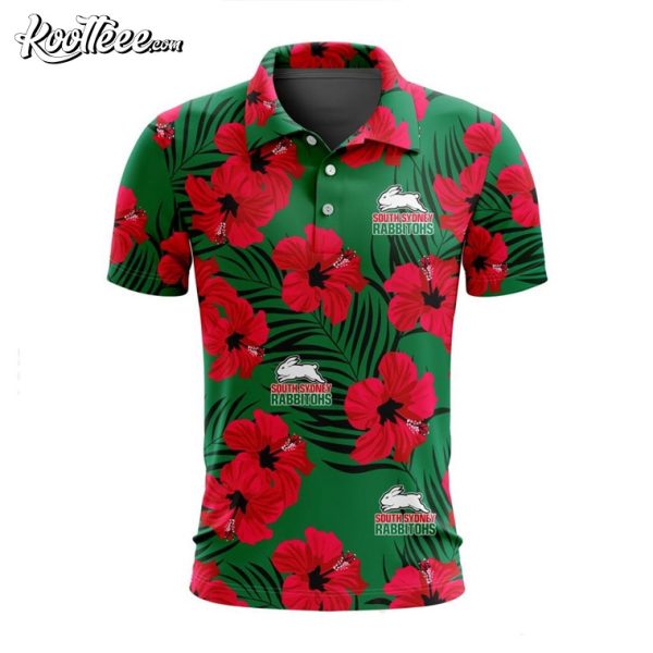 NRL South Sydney Rabbitohs Aloha Golf Polo Shirt
