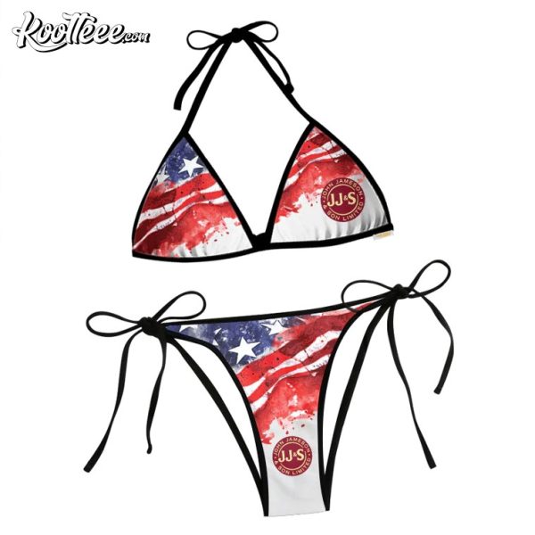 Jameson Whiskey American Flag Bikini Swimsuit