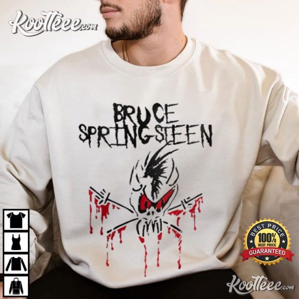 Bruce Springsteen Skull Gift For Fan T-Shirt