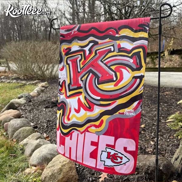 Kansas City Chiefs Art Gift For Fan Garden Flag
