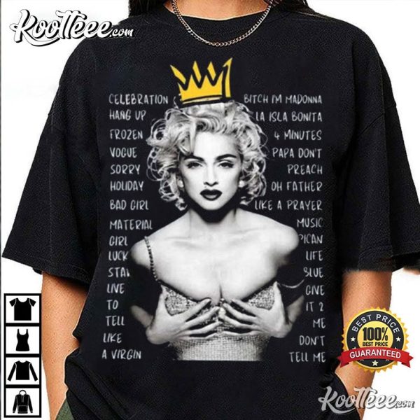 Madonna The Celebration Tour 2024 Vintage T-Shirt