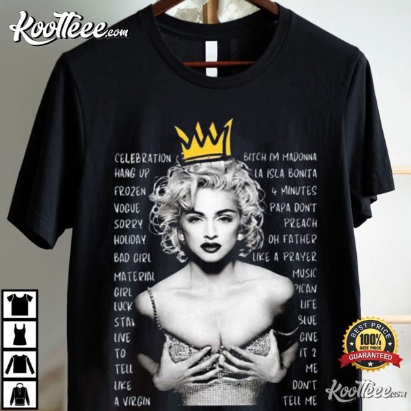 Madonna The Celebration Tour 2024 Vintage T-Shirt