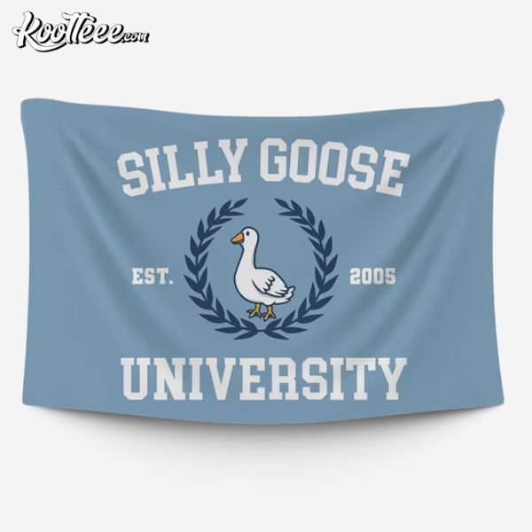 Silly Goose University Wall Tapestry