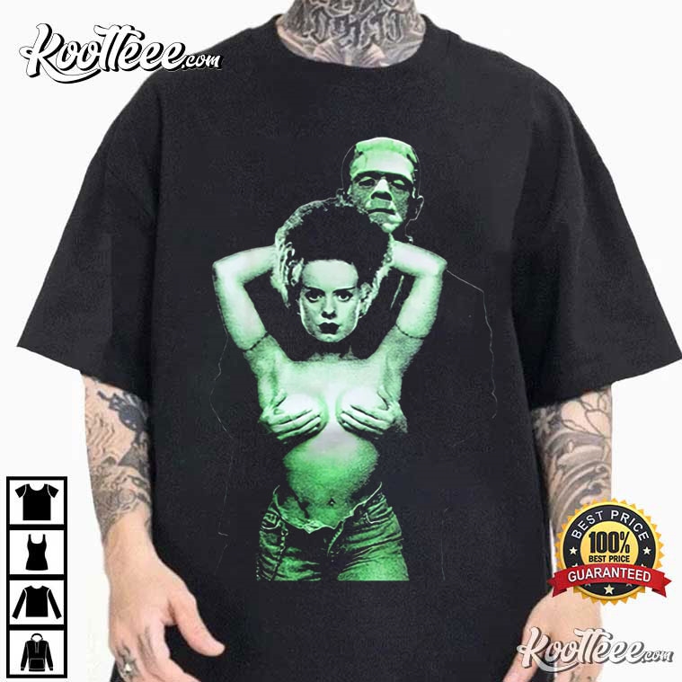 Bride Of Frankenstein Horror Monster Movie T-Shirt