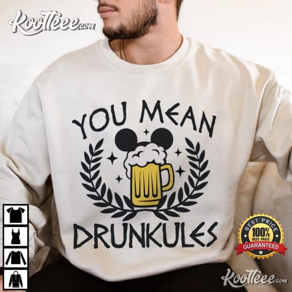 Drunkules Hercules Inspired Drinking T-Shirt