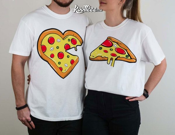 Pizza Matching Couple Shirts