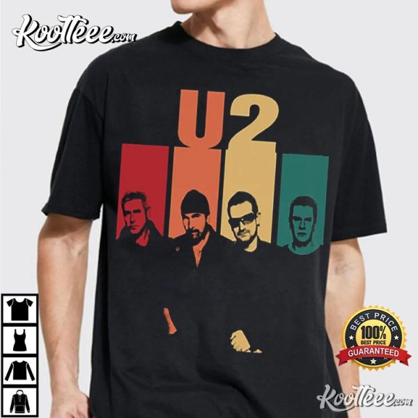 U2 Band 90s Vintage Fan Gift T-Shirt