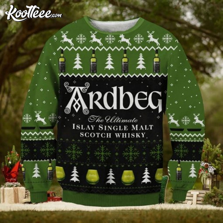 Ardbeg Scotch Whisky Christmas Ugly Sweater