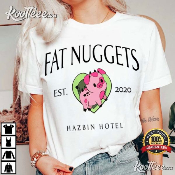 Fat Nuggets Angel Dust’s Pet Hazbin Hotel T-Shirt